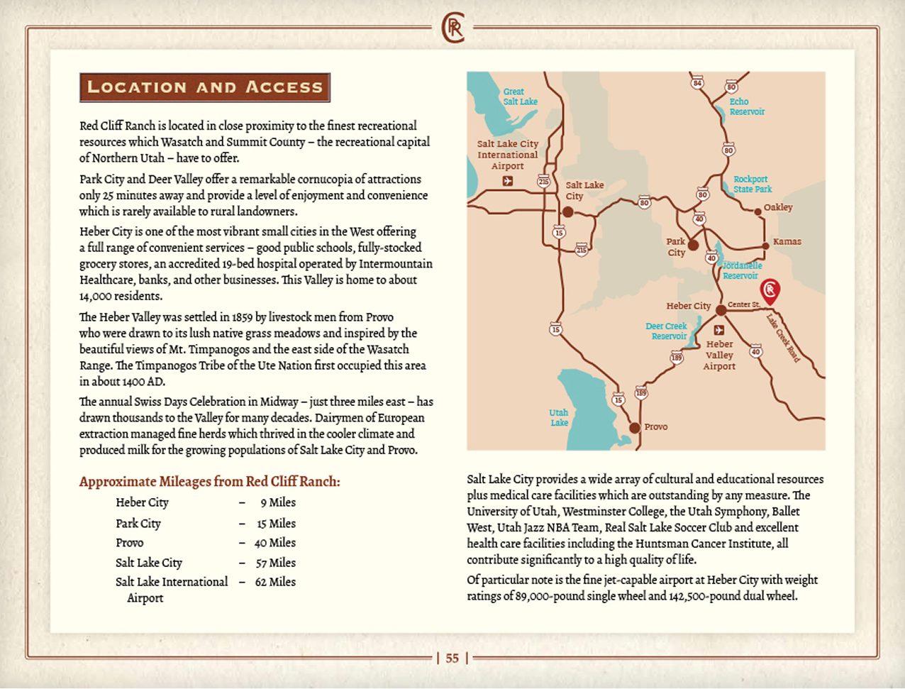 Red Cliff Ranch — Location