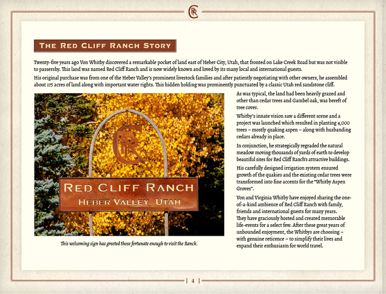 Red Cliff Ranch — Overview