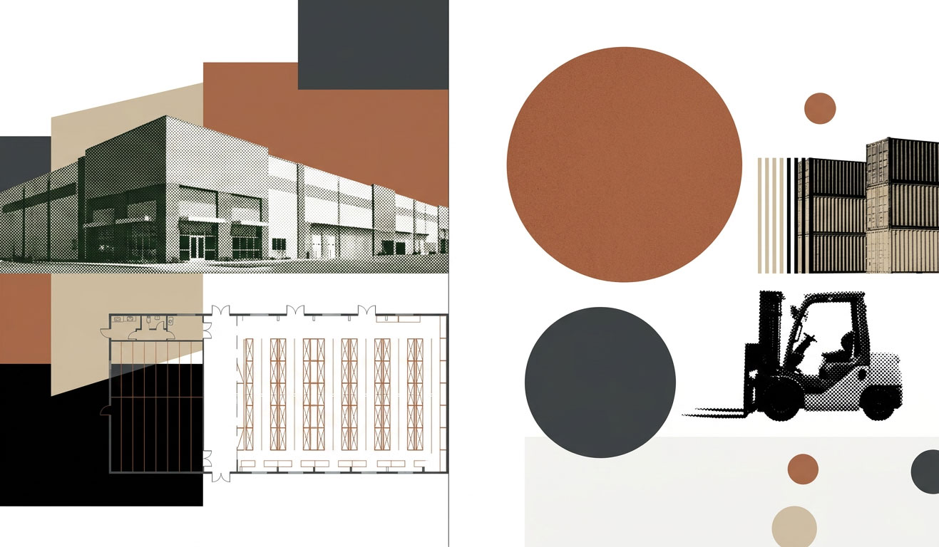 IPG Commercial Real Estate brand and print collage