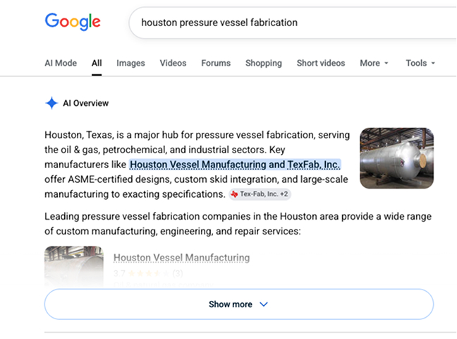 Search result: Houston pressure vessels