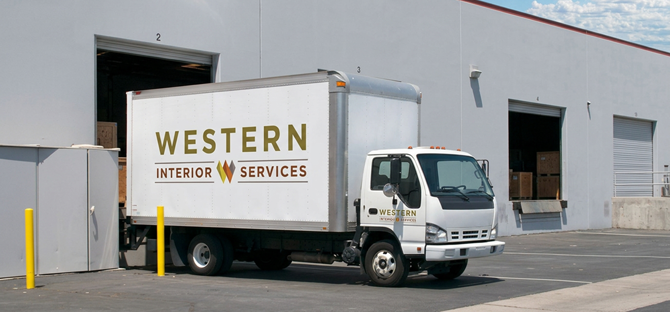 Western Interior delivery truck